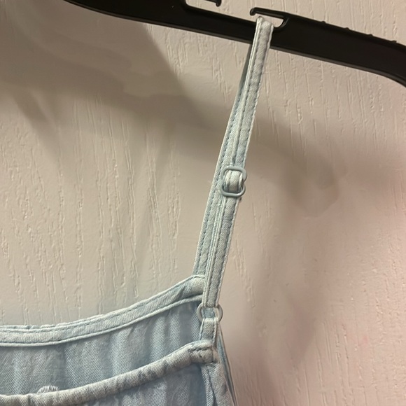 Sim & Sam | Tops | Sim Sam Adorable Chambray Light Blue With White ...